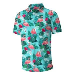 2025 été hommes mode Style nouveau motif solide Sublimation pour Polo 100% coton T-Shirt foncé Technique à manches courtes XL - Product Image 3