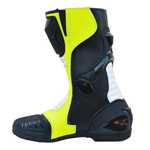 Zapatos de Motociclismo de Moda de Cuero Transpirables e Impermeables con Estampado de Talla Grande para Hombre - Fabricación Personalizada - Venta al por Mayor de Fábrica - Product Image 3