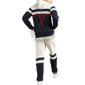 Survêtements d'hiver 100% coton légers et respirants avec logo personnalisé de qualité supérieure pour hommes ensembles tendance grande taille et solide - Product Image 2