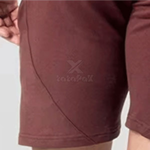 Shorts de sport décontractés unis pour hommes en tissu toile respirant, idéaux pour les académies sportives, les équipes universitaires et les événements d'entreprise (vente en gros) - Product Image 6