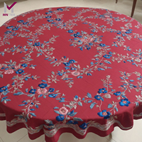 Nappe en coton brodé au design 2024 du fournisseur indien correspondant aux dernières tendances