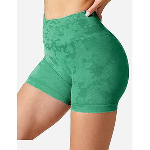 Pantalones cortos de entrenamiento sin costuras para gimnasio, pantalones cortos de Yoga para levantamiento de glúteos, mallas deportivas para mujer, ropa deportiva de cintura alta para mujer - Product Image 2