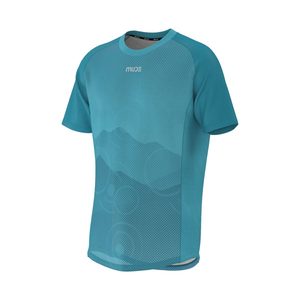 Camiseta técnica para hombre para trail running MOUNT Teal - Product Image 1