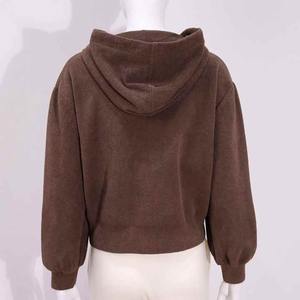 Sudadera con Capucha de Alta Calidad para Mujer, Diseño Casual, Tejido Sólido, 100% Algodón, Resistente al Viento y al Agua, Forro de Invierno, Cierre Completo con Cordón Ajustable - Product Image 2