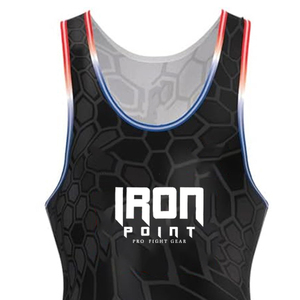 Camiseta de lucha libre para hombre de alta calidad, venta al por mayor personalizada, ropa de artes marciales de Color sólido, camiseta recién llegada - Product Image 2