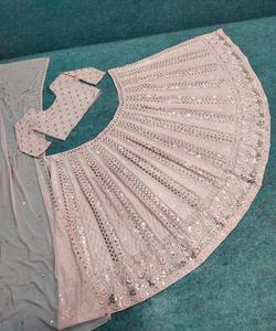 Modern Beautiful Black Color Lehenga Choli Rich Look Soft <b>Net</b> <b>Fabric</b> Embroidery Work Lace Border Traditional Indian Pakistani - Product Image 4