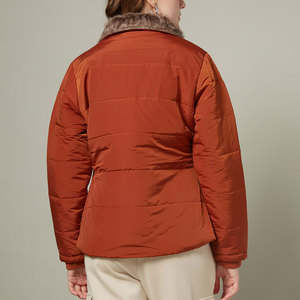 Chaqueta de mujer con logotipo personalizado para exteriores, abrigo cálido con burbujas para mujer, chaqueta acolchada a la moda para mujer - Product Image 4