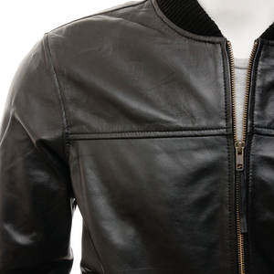 Men's Winter High Street Leather Jackets-Factory Direct Supplier High Quality Front Zip & Pockets Waterproof & Breathable - Product Image 4