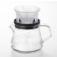 Serveur à café bien conçu, serveur de cafetière de 400 ml, goutteur de café facile à utiliser, serveur de café STRON 400, ensemble de goutteurs compacts