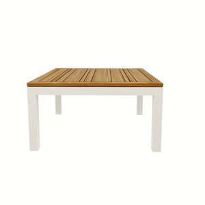TABLE BASSE CARRÉE AVEC HPL/TECK BOIS (LCO/042/008) - Product Image 5