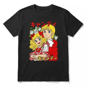 Unisex Anime <b>Candy</b> T-Shirt Top with <b>Eye</b>-catching Design - Product Image 1