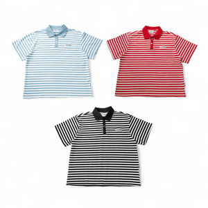 เสื้อโปโลผ้าฝ้ายบ็อกซี่100% สำหรับผู้ชายและผู้หญิงเสื้อโปโลสไตล์ย้อนยุคพิมพ์ลายตามสั่ง - Product Image 6