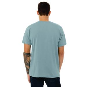 Camiseta de Algodón 100% Sólido para Hombre, Camiseta Redonda Blanca y Negra con Hombros Caídos, Lisa - Product Image 3