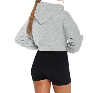 Nuevo estilo, Top corto para mujer, sudaderas con capucha y sudaderas, Top corto, Sudadera con capucha lisa, Color sólido para mujer, informal 2026 - Product Image 4