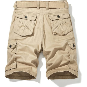 Pantalones cortos de trabajo en seco para hombre, pantalones cortos ligeros con múltiples bolsillos para hombre, pantalones cortos de trabajo transpirables de secado rápido elásticos - Product Image 2