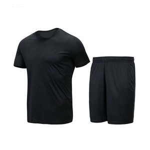Ensemble de vêtements d'été pour hommes en gros, 100 % coton, séchage rapide, chemise et short, deux pièces - Product Image 6