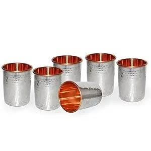 Meilleur nouveau verre de cuivre pour boire de l'eau en métal gobelet cuivre martelé lunettes maison mariage métal faizacraft - Product Image 2