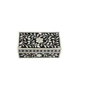 Modern Antique Metal & Glass Jeweller <b>Storage</b> Box Rectangular Shape Home Dressing Table Accessories - Product Image 3