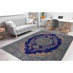 Tapis de style turc vintage : Décoration antique verte, tapis antidérapant, tapis fin non tissé - Product Image 2