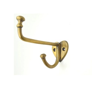 Crochet mural en métal au design classique de couleur argentée pour hôtel et magasin de vêtements crochets muraux et cintre au design élégant au prix de gros - Product Image 3