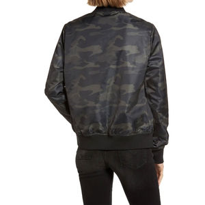 Chaqueta Bomber de manga larga de invierno cálida para mujer de tamaño adulto, gran oferta, chaqueta Bomber de diseño OEM personalizada para mujer con tamaño personalizado - Product Image 3