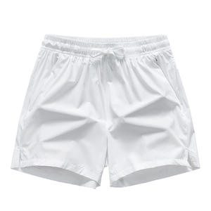 Pantalones cortos deportivos informales para hombre, transpirables, de seda helada, de secado rápido, para correr, con bolsillos, diseño de cordón - Product Image 4