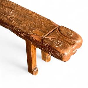 Banc pour chat de style vintage rustique, design en bois fait main - Product Image 3