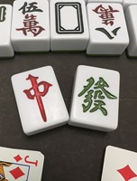 Tapis de jeu de Mahjong personnalisé avec logo OEM, pliable, en caoutchouc, taille sur mesure pour le divertissement