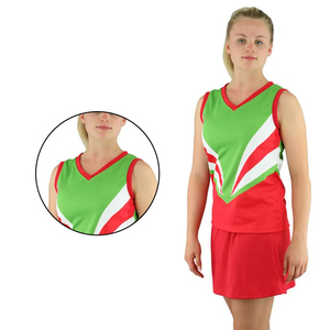 Vente en gros de robes de tennis à sublimation personnalisée Vêtements de sport pour femmes, ensemble de jupes et de hauts Respirant, uniforme à séchage rapide, fournisseur de vêtements d'équipe OEM - Product Image 2