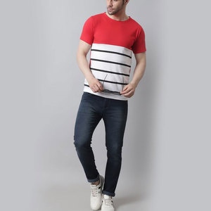 Logo personnalisé de haute qualité hommes T-Shirts à manches longues surdimensionné Ringer Streetwear pull thermique T-Shirts de couleur personnalisée pour les hommes - Product Image 5