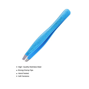 แหนบถอนขนคิ้ว สแตนเลส ปลายเฉียงแหลม รับทำโลโก้ - Product Image 2