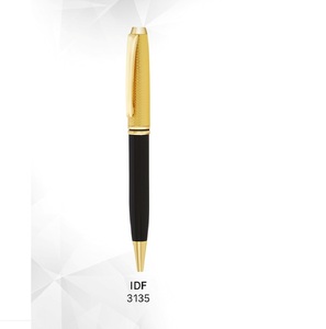 Meilleur cadeau de bureau exécutif gris noir corps en métal stylo à bille ensemble 0.5mm doré Design élégant stylos professionnels pour hommes femmes - Product Image 6