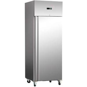 Refrigerador Comercial de Acero Inoxidable de Una Puerta, 600 Litros, Nuevo, Modelo GN2/1, Tipo Armario Vertical para Hogares y Hoteles - Product Image 3