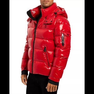 Veste matelassée imperméable surdimensionnée à capuche pour homme, sur mesure par le fabricant, OEM, grande taille, pour homme, veste matelassée décontractée pour homme, pour l'extérieur - Product Image 3
