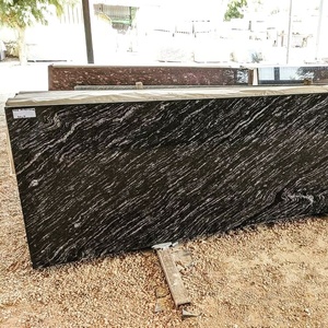Grandes dalles et carreaux de granit Marquino noir exquis idéal pour les comptoirs élégants à bas prix de l'Inde - Product Image 2