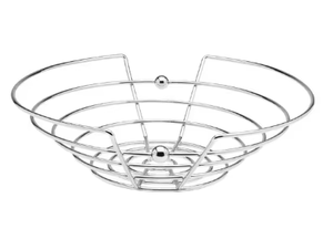 Nouvel arrivage Forme ronde Moderne Luxe Couleur argent Article de rangement Corbeille à fruits Bol Métal Fil de fer Décoration de table Personnalisée - Product Image 6