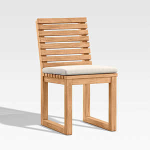 Juego de sillas modernas para exterior, componentes modulares de madera maciza de teca para apartamento, sala de estar, hotel o gimnasio - Product Image 1