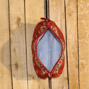 Estuche de Algodón Acolchado Reversible Ecológico para Bolsos, Juego de 3 Bolsas de Cosméticos de Viaje con Cierre de Cremallera, Organizador Portátil - Product Image 4