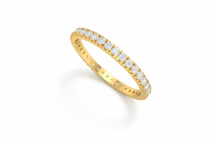 Anillo de Oro de 14K y Diamantes Naturales con Brillo Infinito para Mujer, para Bodas, Fiestas, Aniversarios, Regalos Románticos y Celebraciones - Product Image 4