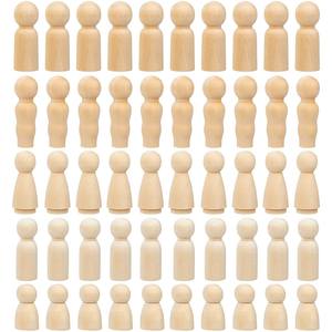 Authentique poupée en bois vietnamienne-Écologique, bois naturel, sans danger pour les enfants, idéal pour la décoration et les jeux créatifs - Product Image 5