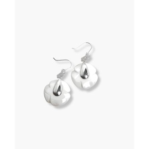 ต่างหูแฟชั่นดีไซน์ลายดอกกุหลาบแกะสลัก - Product Image 3