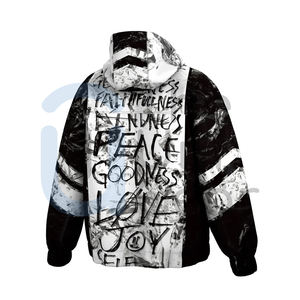 Chaqueta Deportiva Impermeable de Moda Urbana con Estampado Personalizado, Unisex, Ligera, Ecológica, de Secado Rápido y Transpirable - Product Image 3