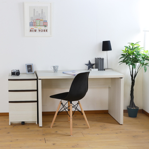 Tablero de MDF japonés moderno Shirai, mesa de ordenador portátil desmontable y extensible movible, muebles de oficina, escritorio de ordenador personal - Product Image 4