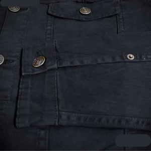 Nouvelle Veste Teddy Homme Hiver 100% Coton Style Décontracté Noir Uni Respirante Séchage Rapide Écologique Motif Gaufré Grand Format - Product Image 2