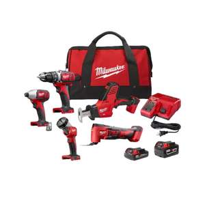 ชุดเลื่อยไฟฟ้าไร้สายลิเธียมไอออน 18 โวลต์ (7 เครื่องมือ) แบตเตอรี่ 2 ก้อน 3.0 แอมป์ชั่วโมง ที่ชาร์จ 1 ตัว กระเป๋าเครื่องมือ 1 ใบ - Product Image 1