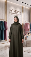 Lot de 10 Abayas multicolores |   Abayas noires unies en gros |   Personnalisation acceptée