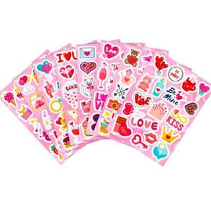 Custom Cute Kiss Cut Vinyl <b>Sticker</b> Sheets | Waterproof UV Printed PVC Decals 100pcs High-quality Custom Designs for Kids Crafts - Product Image 3