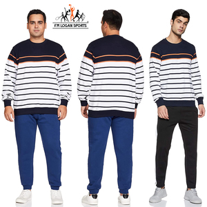 Latest Design And Cotton Fabric For <b>Men</b> Sweatshirt Arm Strip Style Sweatshirt BY FM LOGAN SPORTS - Product Image 6