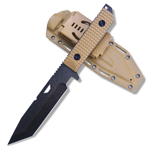 Haute qualité en gros personnalisable ODM OEM Sharp couteau de coupe de chasse en plein air lame fixe couteau droit Sharp Nylon Grip - Product Image 2