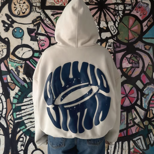 Haute qualité personnalisé 500Gsm coton épais sweat à capuche pour femme 3D pour bouffée impression numérique teint uni pour l'hiver - Product Image 1